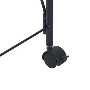 [en.casa] Keukentrolley Austrheim 75x50x33 cm zwart