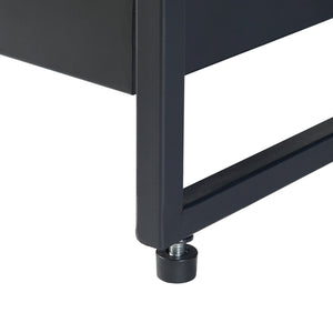 Plantenstandaard Berkelland 65,5x60x20 cm zwart [en.casa]