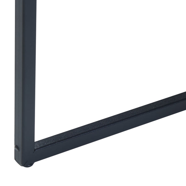 [en.casa] Bijzettafel set van 2 Kungsör metaal zwart