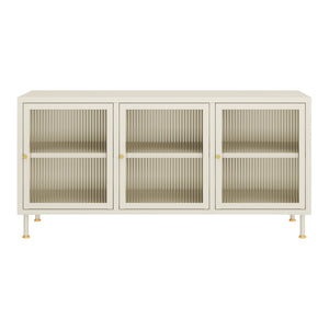 Tv meubel Lindau 120x40x59 cm cremewit [en.casa]