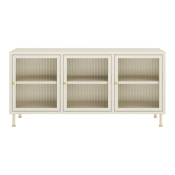 Tv meubel Lindau 120x40x59 cm cremewit [en.casa]