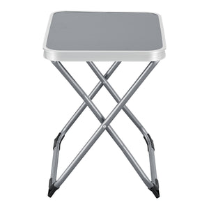 2-in-1 tuinkruk en tuintafel Barete 47x47x37 cm grijs [en.casa]