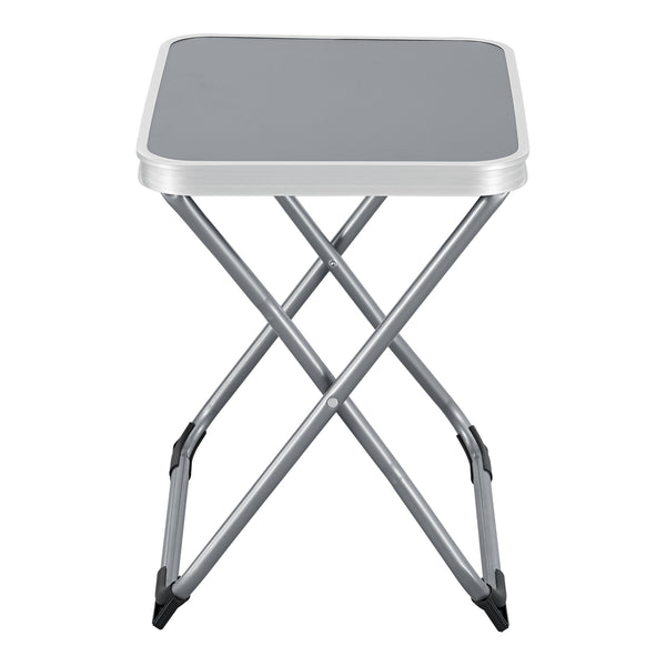 2-in-1 tuinkruk en tuintafel Barete 47x47x37 cm grijs [en.casa]