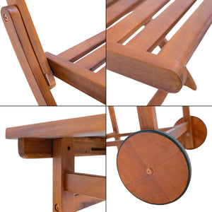 Tuinset Ancarano 5-delig tuintafel met 4 tuinstoelen houtkleurig FSC®-gecertificeerd [en.casa]