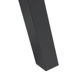 Stalen onderstel Mariager set van 2 tafelpoot 42x40 cm zwart [en.casa]