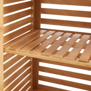 Badkamerkast Boksereys 180x35x35 cm naturel [en.casa]