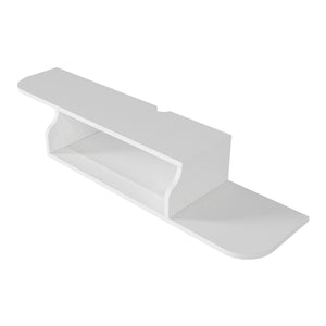 TV-meubel Kershaby zwevend 120x30x19 cm wit [en.casa]