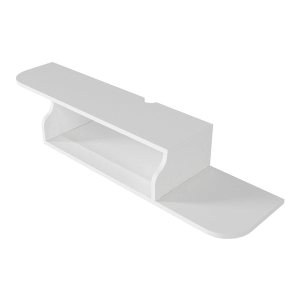 TV-meubel Kershaby zwevend 120x30x19 cm wit [en.casa]