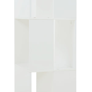 Boekenkast Fjelmarirg 109x34x34 cm wit [en.casa]