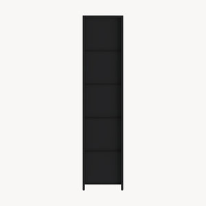 Vitrinekast Ostersund 174x40x35 cm zwart [en.casa]