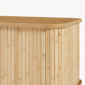 Schoenenkast Tvedestrand met zitkussen 50x80x40 cm naturel en beige [en.casa]