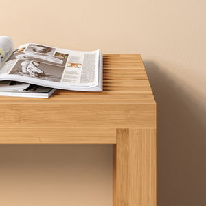 Schoenenrek Korjad 90x33x43 cm Bamboe [en.casa]