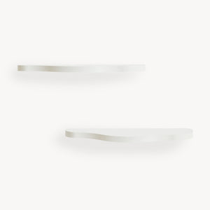 Kinder-wandrekset 2-delig Sirlstalo 57x19x3 cm Wit [en.casa]