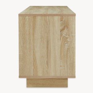 Tv-meubel Kenta 120x39x52 cm sonoma eiken en wit [en.casa] 