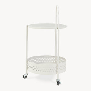 Serwagen Jässaatka staal 76x40 cm grijs [en.casa]