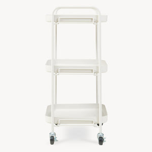 Serveerwagen Kelevn trolley 67x33x31 cm grijs [en.casa] 