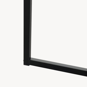 Kapstok Norjad 160x80x41 cm Metaal Zwart [en.casa]
