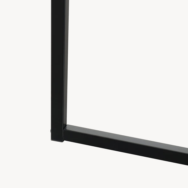 Kapstok Norjad 160x80x41 cm Metaal Zwart [en.casa]