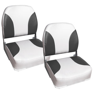 Bootstoel klapstoel kunstleer 41,5x39x51 cm set van 2 - 4 varianten