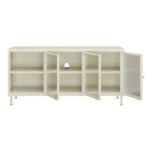 Tv meubel Lindau 120x40x59 cm cremewit [en.casa]