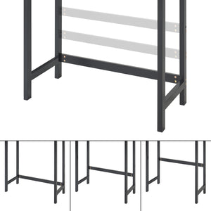 Toilet ombouwkast Tervola 172x63x27 cm zwart en naturel [en.casa]