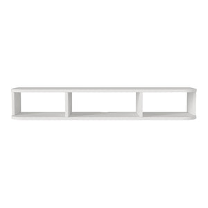 Tv-meubel Oundsvas zwevend wit 120x30x19 cm [en.casa]