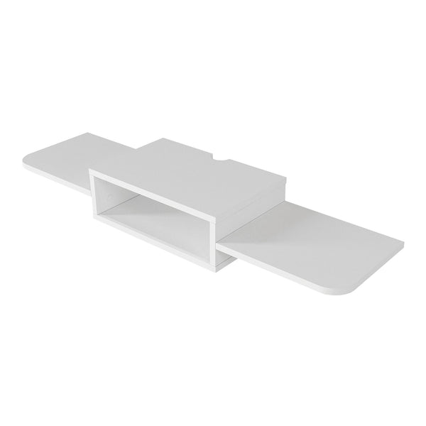 TV-meubel Tar zwevend 115x30x16 cm wit [en.casa]