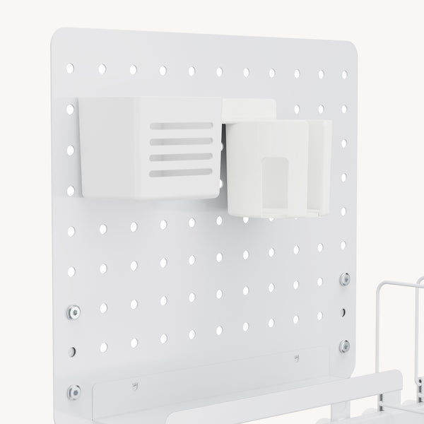 Bureau organizer Sauda 50x50 cm wit [en.casa]