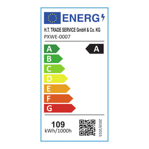 Hanglamp Oupilu 12 geïntegreerde leds 120 cm zwart en wit lux.pro