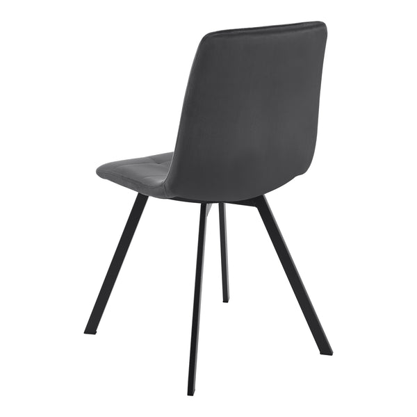 Eetkamerset Fitjar Ø100 cm met stoelen Lexnitz 5-delig [en.casa]