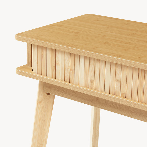 Consoletafel Tysvær bamboe 110x40x78 cm naturel [en.casa]