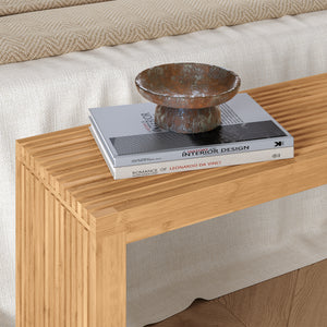 Schoenenrek Korjad 90x33x43 cm Bamboe [en.casa]