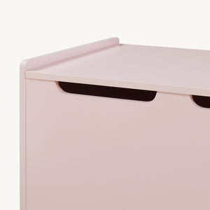 Speelgoedkist Virer 60x40x45 cm Roze [en.casa]
