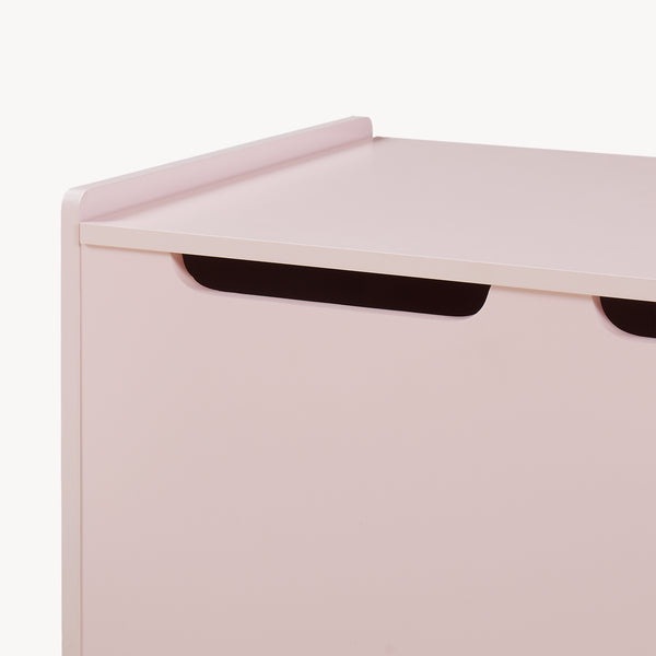 Speelgoedkist Virer 60x40x45 cm Roze [en.casa]