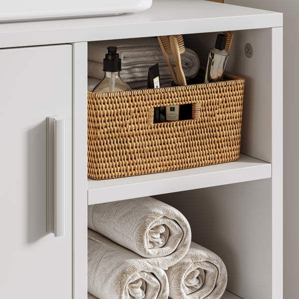 Waskomonderkast Kulaik 51x60x32 cm Wit [en.casa]