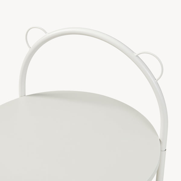 Serwagen Jässaatka staal 76x40 cm grijs [en.casa]