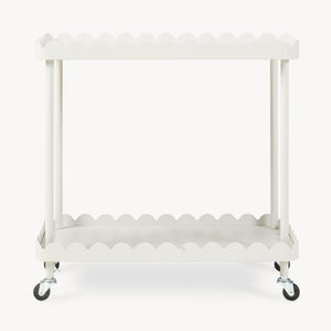 Serveerwagen Bolmanralu trolley 60x61x31 cm grijs [en.casa] 