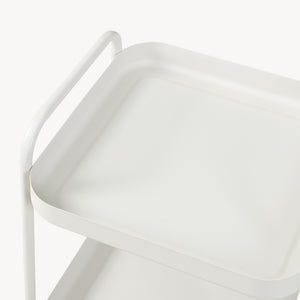 Serveerwagen Kelevn trolley 67x33x31 cm grijs [en.casa] 