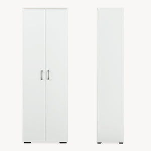 Kledingkast Chalvefted 175x60x35 cm Wit [en.casa]