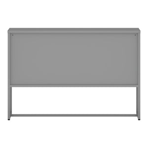 Commode Sund dressoir metaal 120x40x80 cm grijs [en.casa]