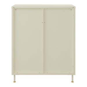 Sideboard Lindau commode 97x80x40 cm cremewit [en.casa]
