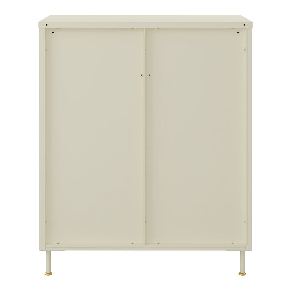 Sideboard Lindau commode 97x80x40 cm cremewit [en.casa]