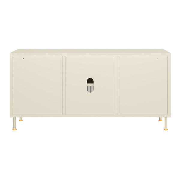 Tv meubel Lindau 120x40x59 cm cremewit [en.casa]