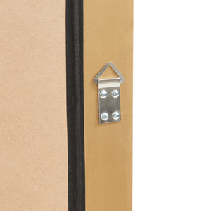 Wandspiegel Punkalaidun rechthoekig 80x60 cm goudkleurig [en.casa]