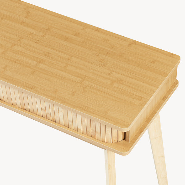Consoletafel Tysvær bamboe 110x40x78 cm naturel [en.casa]