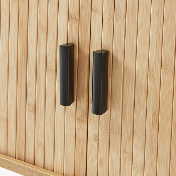 Schoenenkast Tvedestrand met zitkussen 50x80x40 cm naturel en beige [en.casa]