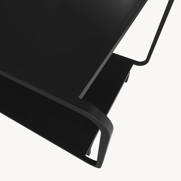 Salontafel Færder 115x50x45 cm zwart [en.c