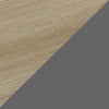 Dressoir Trömi 75x120x30 cm eikenkleurig en grijs [en.casa] 