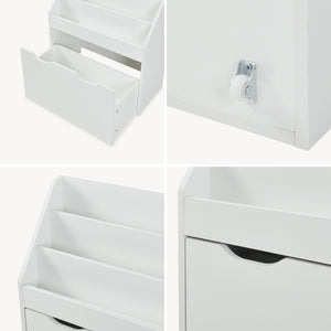 Kinderrek Sirlstalo 70x63x30 cm Wit [en.casa]