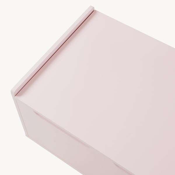 Speelgoedkist Virer 60x40x45 cm Roze [en.casa]